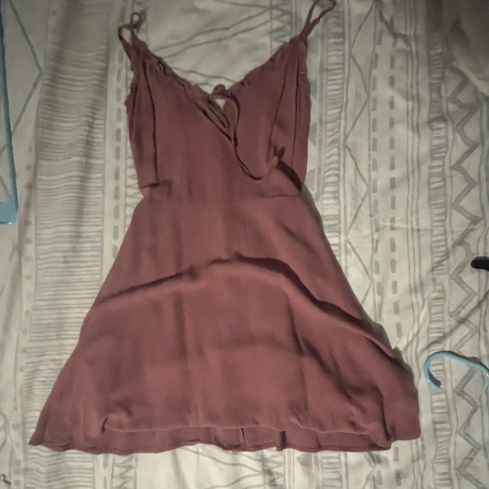 burgundy pacsun dress